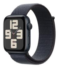 Умные часы Apple Watch SE 44mm (2024) Midnight Aluminum Case with Ink Sport Loop (MXEP3)