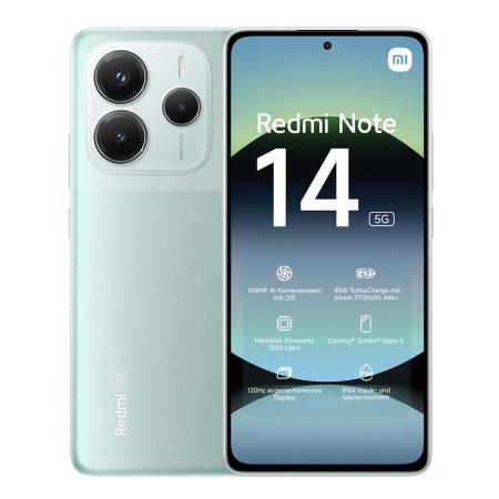 Смартфон Xiaomi Redmi Note 14 8/256 Гб, зеленый