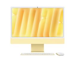 Моноблок Apple iMac 24 Retina 4,5K (M4, 10C CPU/10C GPU, 2024), 16 Гб, 256 Гб SSD, желтый