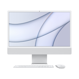 Apple iMac 24" Retina 4,5K,2021,(M1 8C CPU, 7C GPU), 8 ГБ, 256 ГБ SSD, серебристый