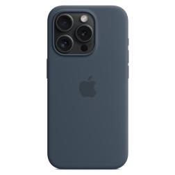 Чехол iPhone 15 Pro Silicone Case with MagSafe - Storm Blue