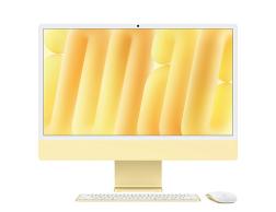 Моноблок Apple iMac 24 Retina 4,5K (M4, 8C CPU/8C GPU, 2024), 16 Гб, 256 Гб SSD, желтый