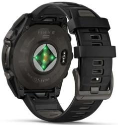 Умные часы Garmin Fenix 8 47 мм Sapphire Solar Carbon Gray DLC Titanium (010-02906-70 HK)